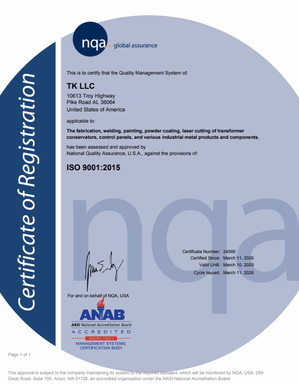 NQA ISO 9001